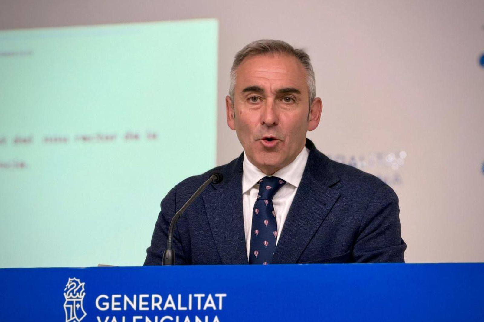 Miguel Barrachina,  tras el pleno del Consell