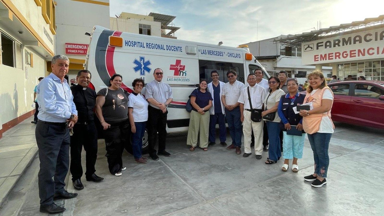 Delegación del Dicasterio para el Servicio del Desarrollo Humano Integral conoce la realidad sanitaria de Chiclayo