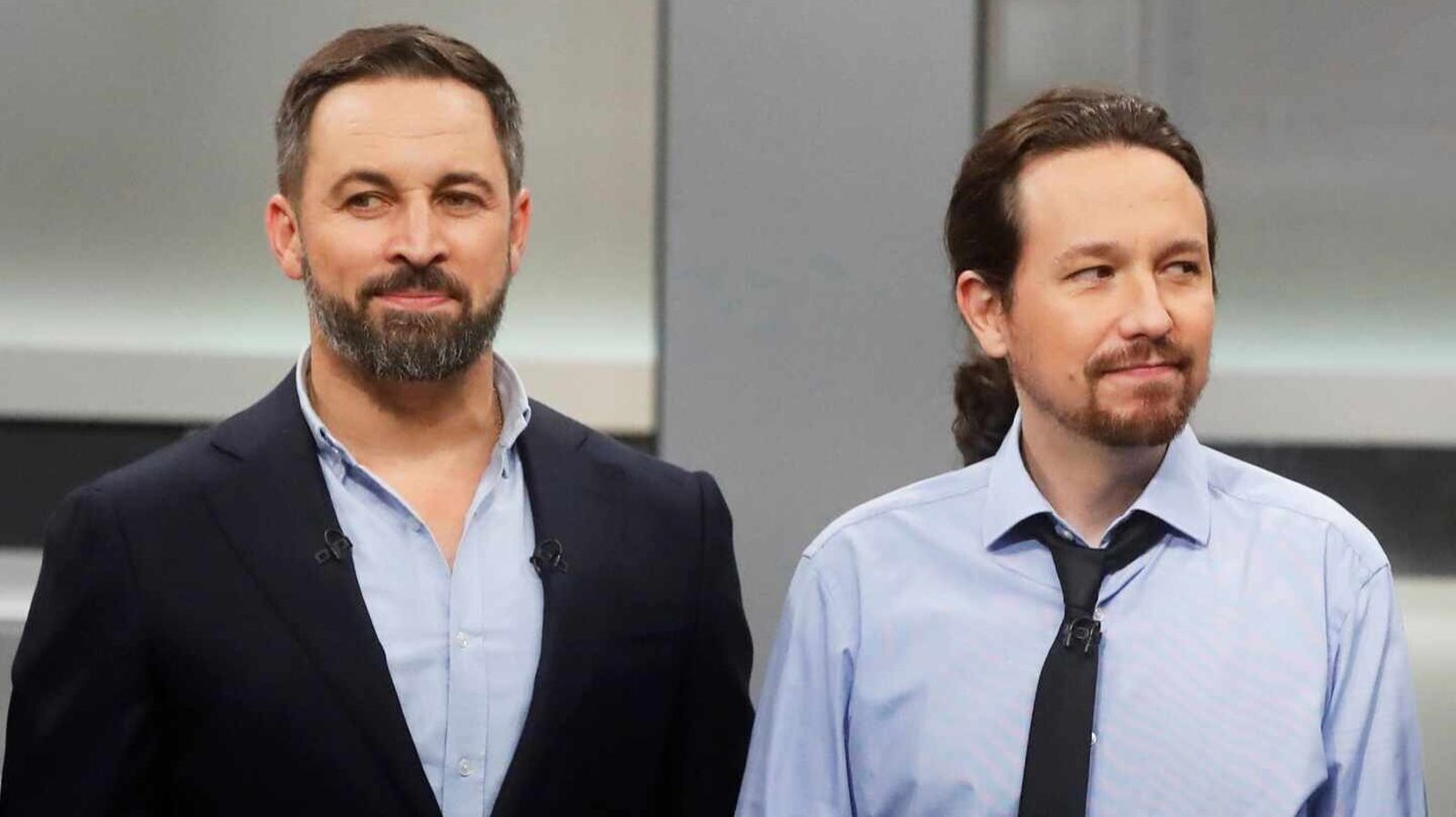 Iglesias y Abascal, en el último debate electoral