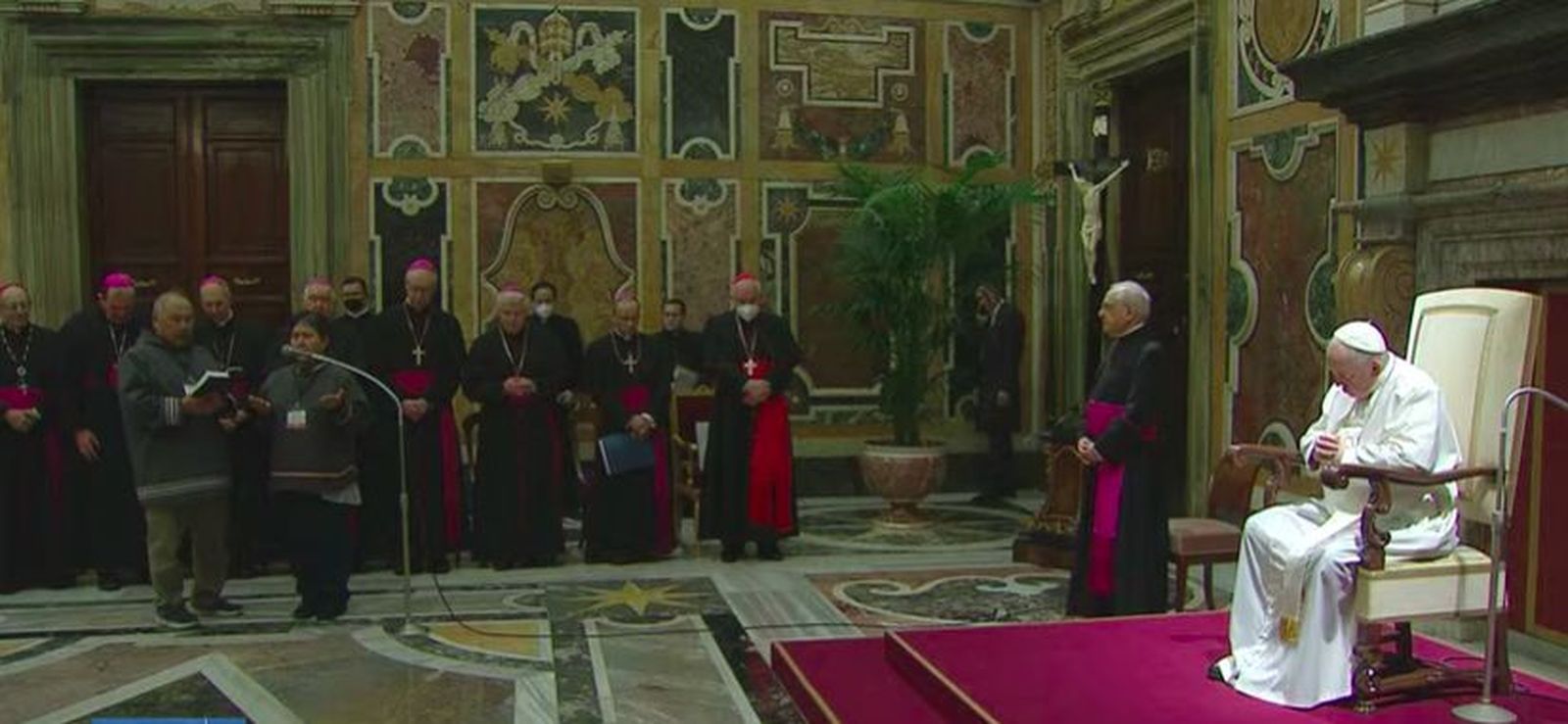 Oración del Papa con los pueblos originarios de Canadá