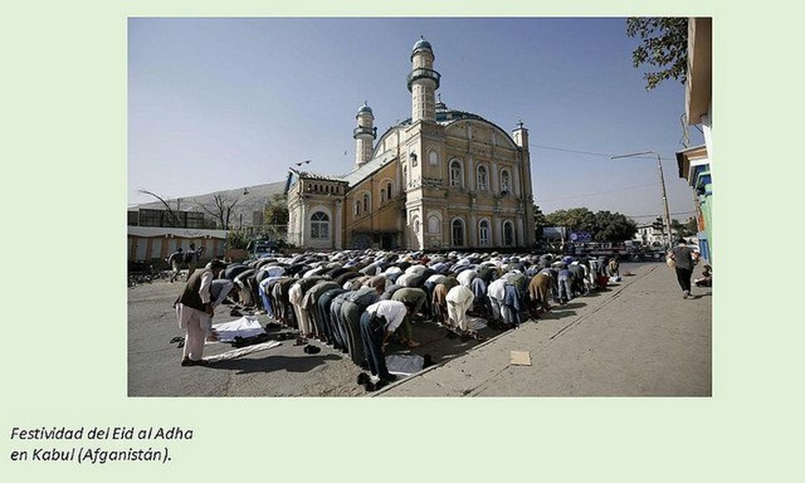 Festividad del Eid en Kabul