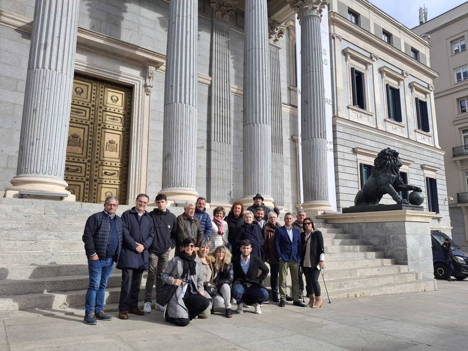 Las víctimas, a las puertas del Congreso