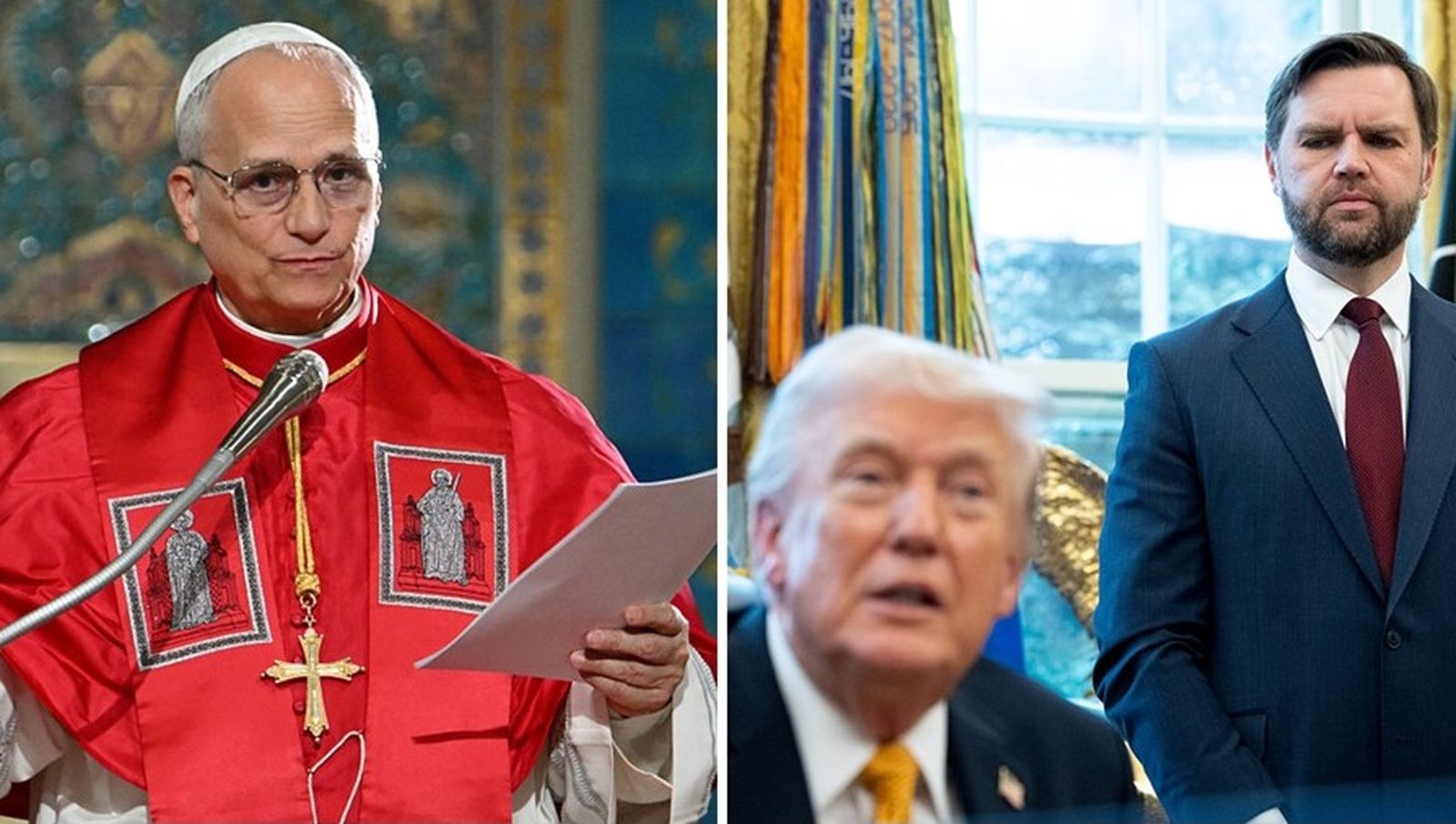 El Papa, Vance y Trump