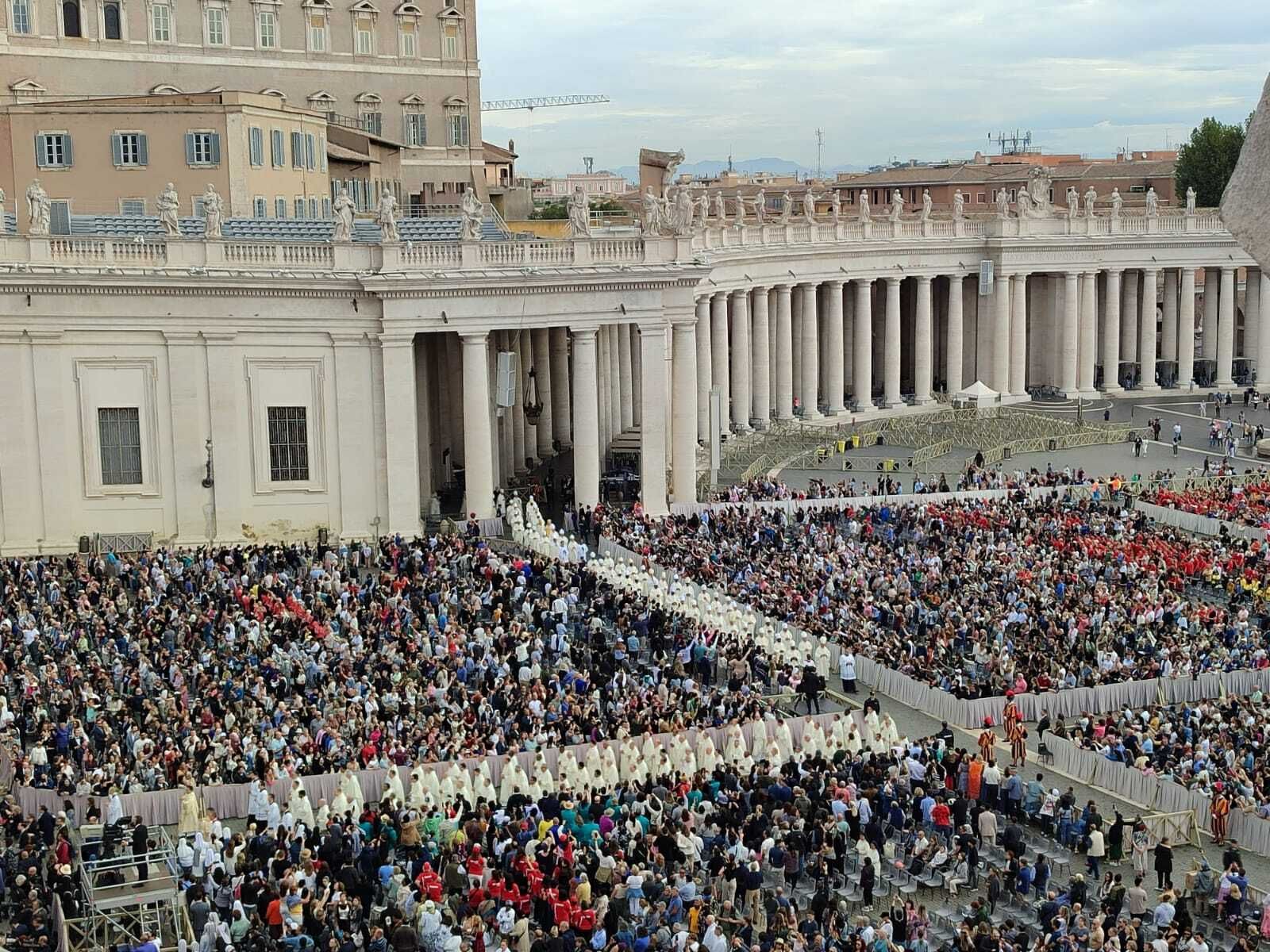 Vista general de la plaza de San Pedro