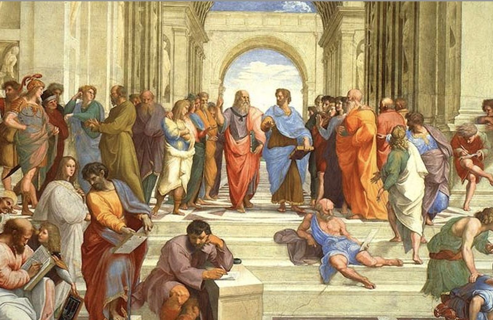 La Escuela de Atenas, obra de Rafael