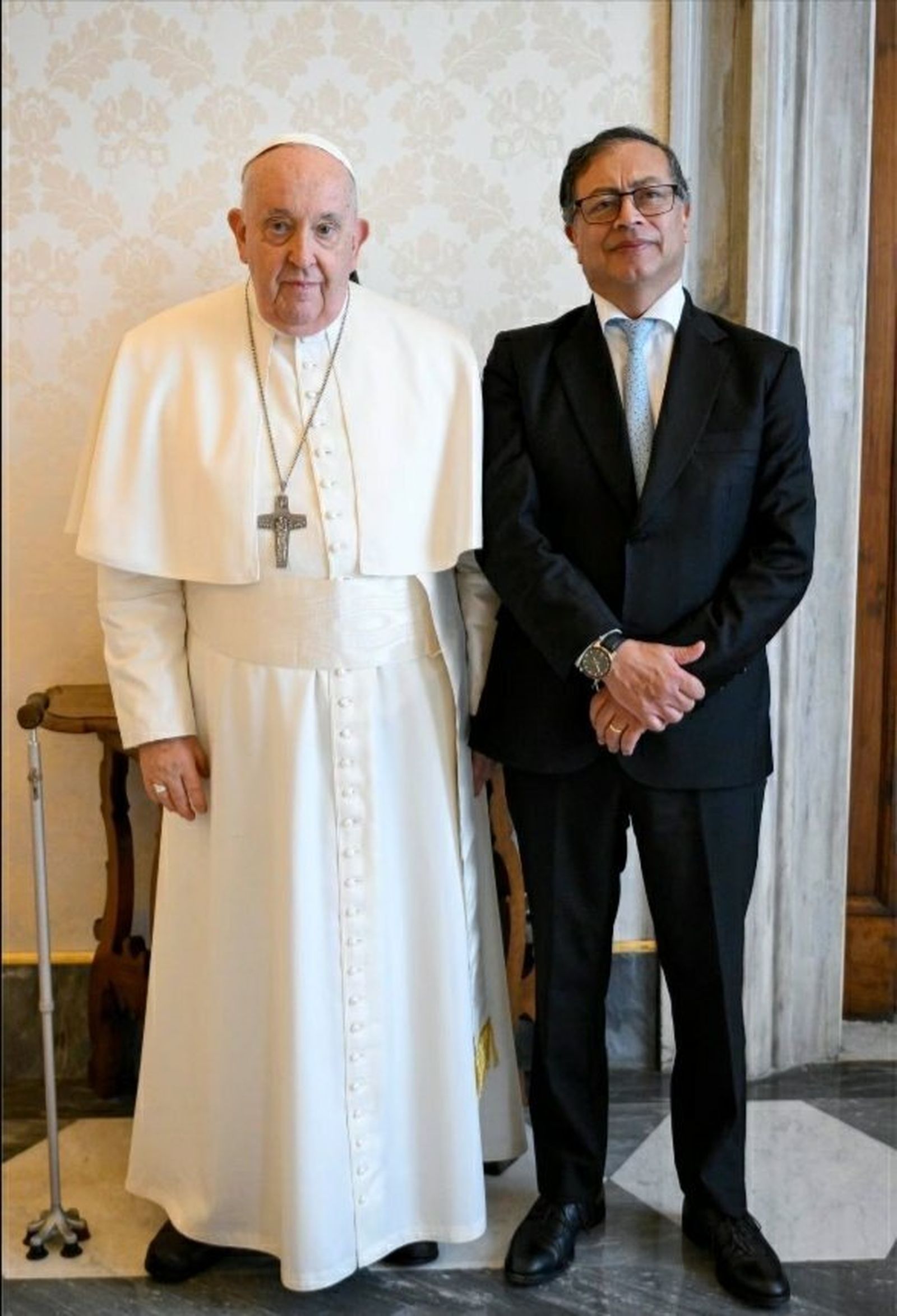 Papa Francisco y Gustavo Petro, 19 enero 2024