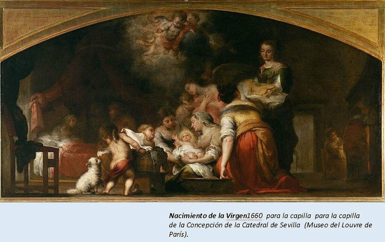 Nacimiento de la Virgen, de Murillo