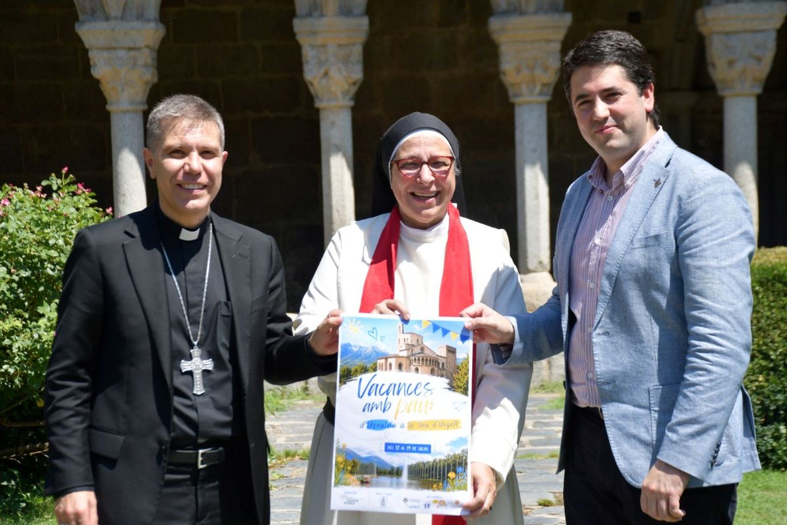 Serrano, Caram y Barrera, este martes.