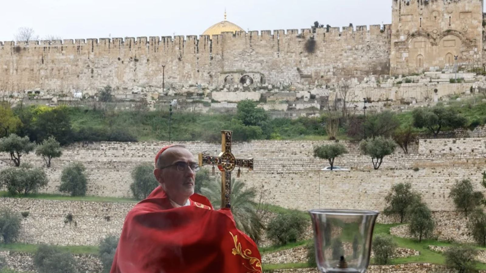 Pizzaballa en Getsemanía