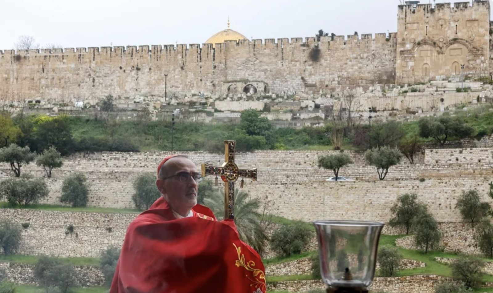 Pizzaballa en Getsemanía