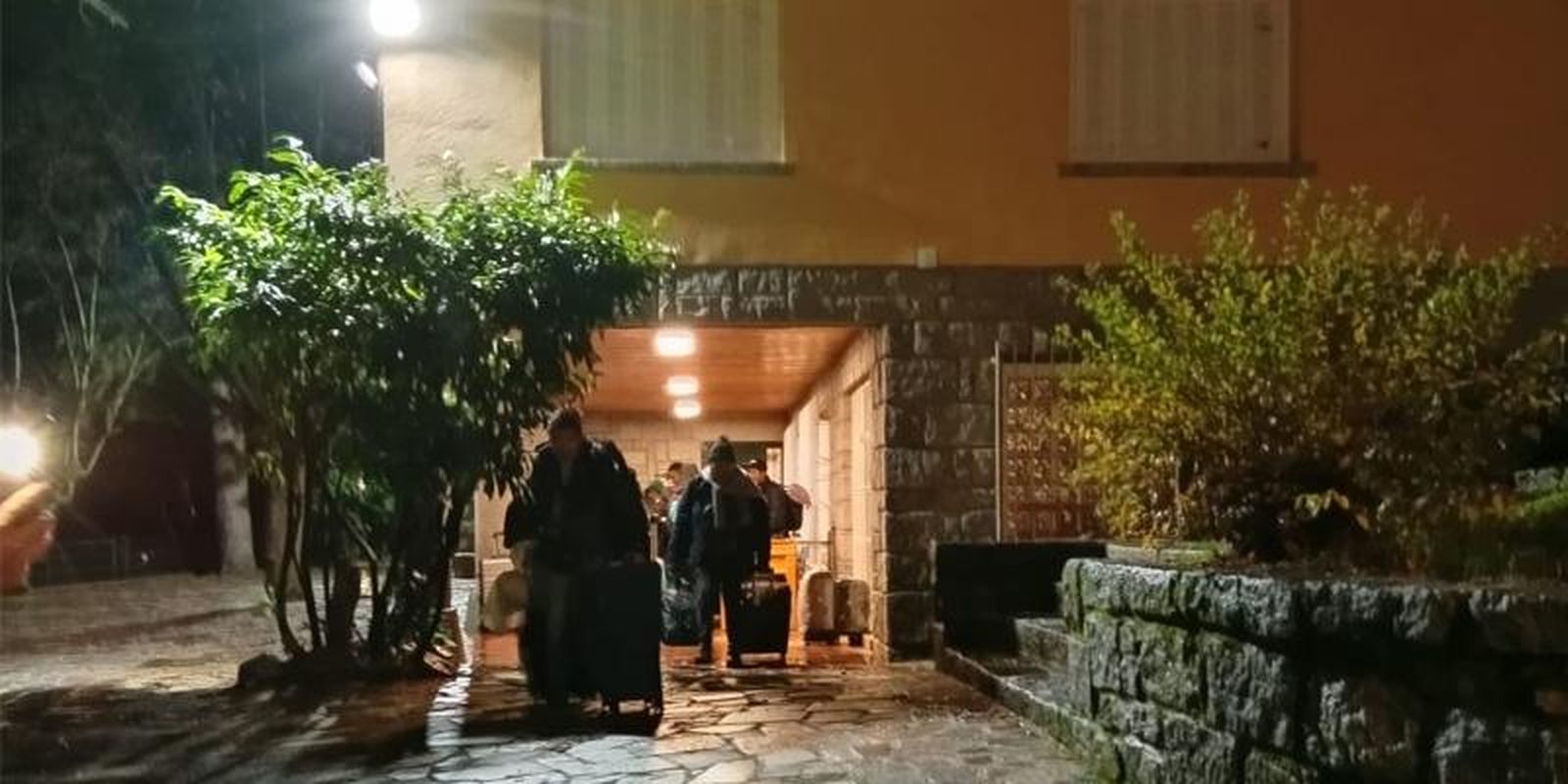 Acogida de venezolanos atascados en Barajas