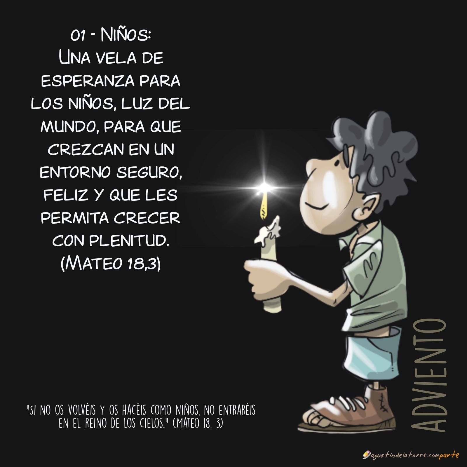 01/24. Una vela de esperanza para los niños…