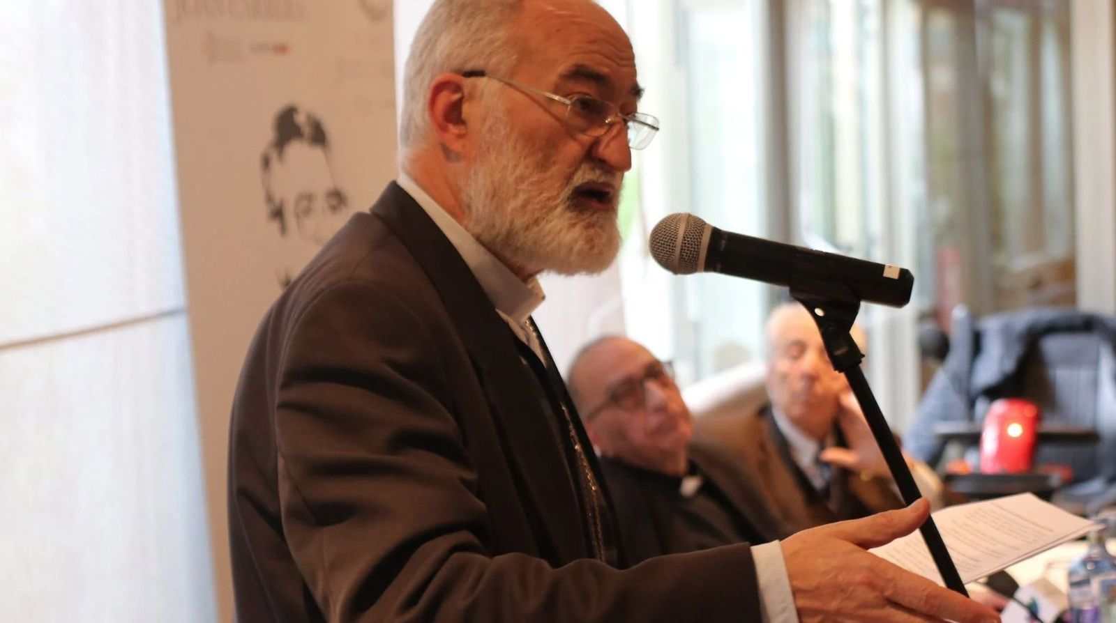 López, en Barcelona, durante la primera edición de la Tribuna Joan Carrera