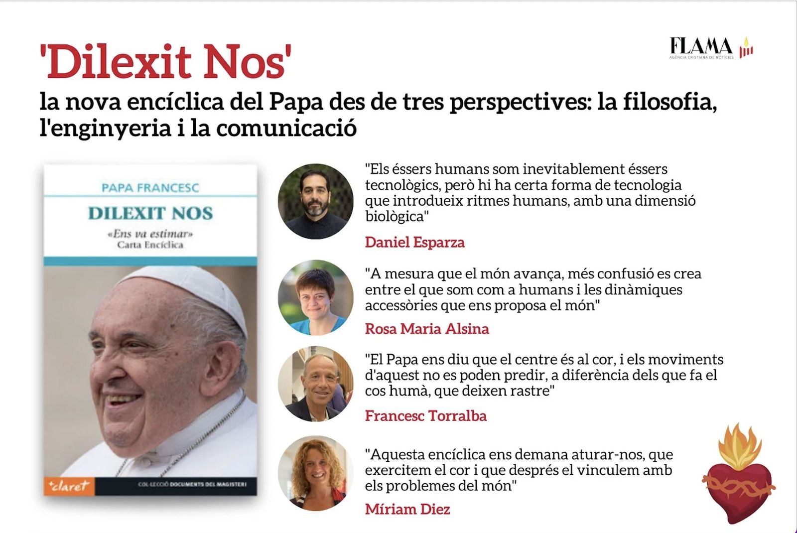 Los participantes en la webinar sobre la encíclica Dilexit nos