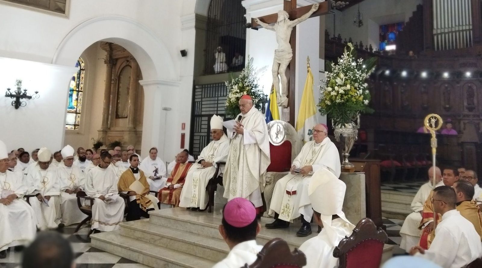 Porras, en su toma de posesión