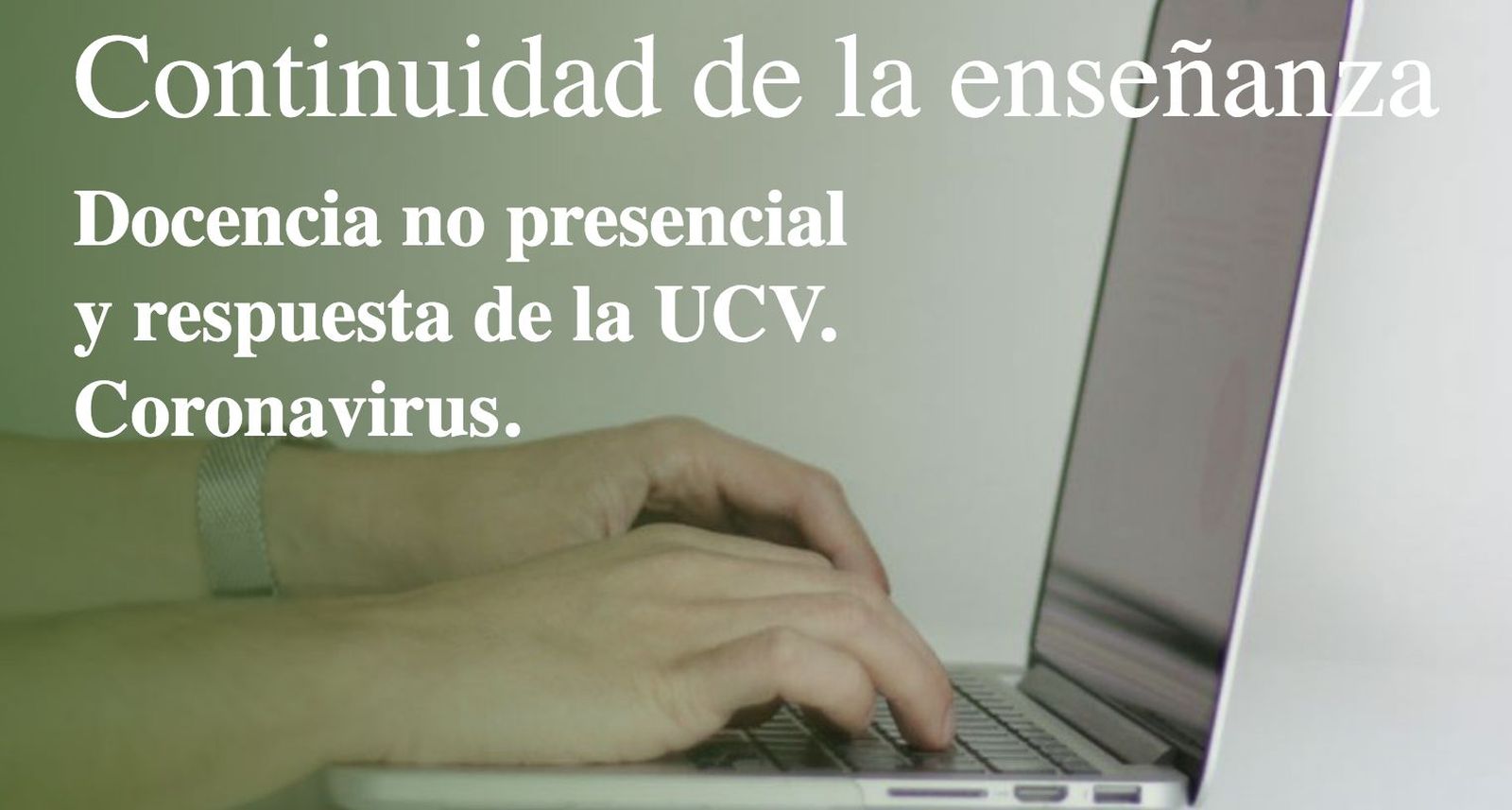 Pagina de la UCV