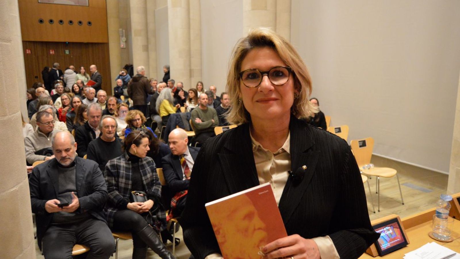 La autora del libro, el martes pasado.