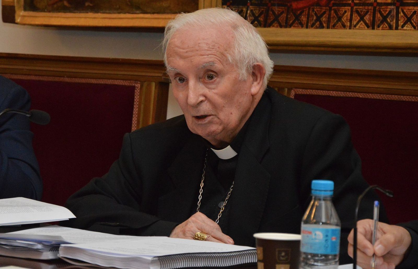 El cardenal A. Cañizares, en la UCV