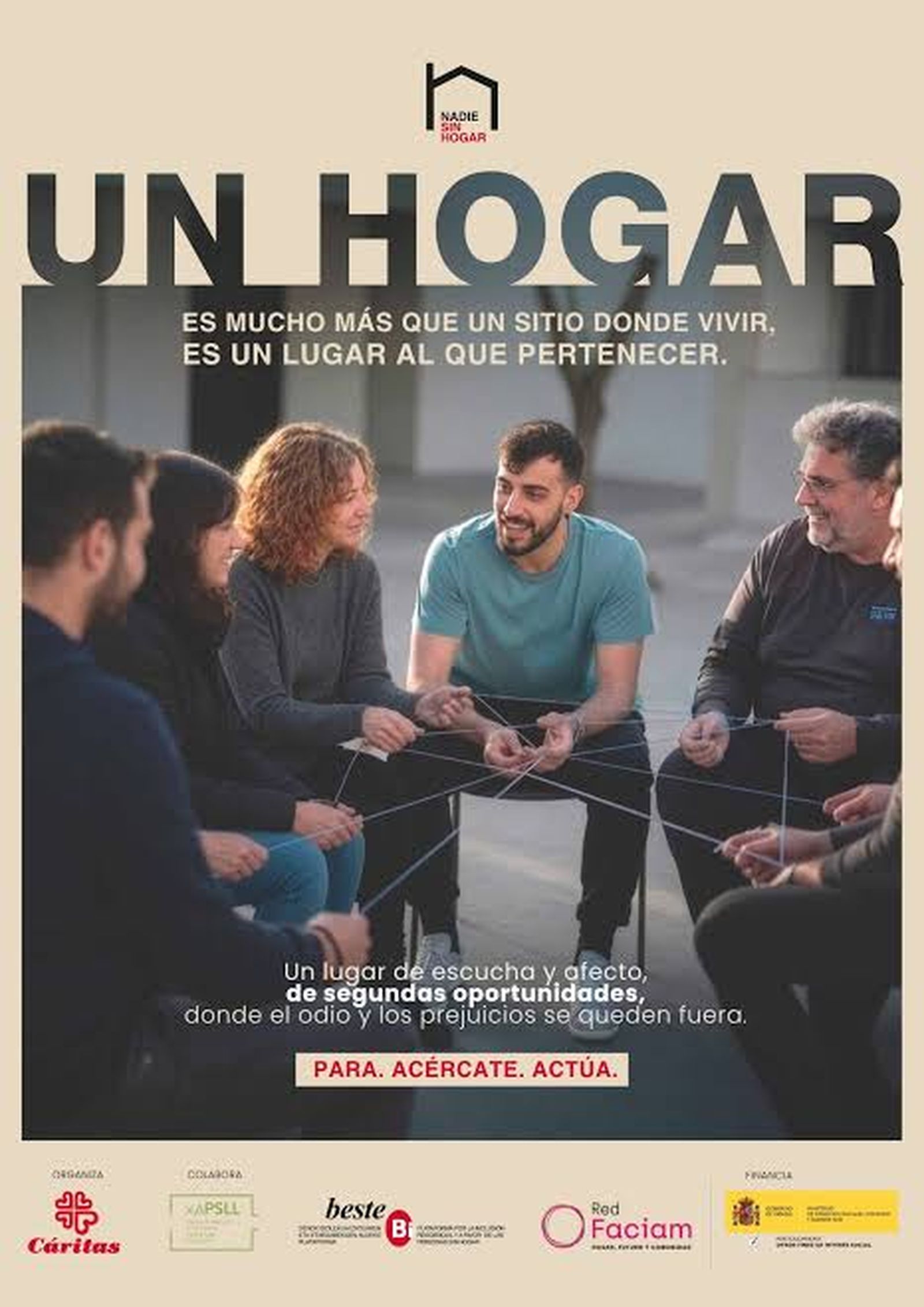 Cartel de la campaña Un Hogar, de FACIAM