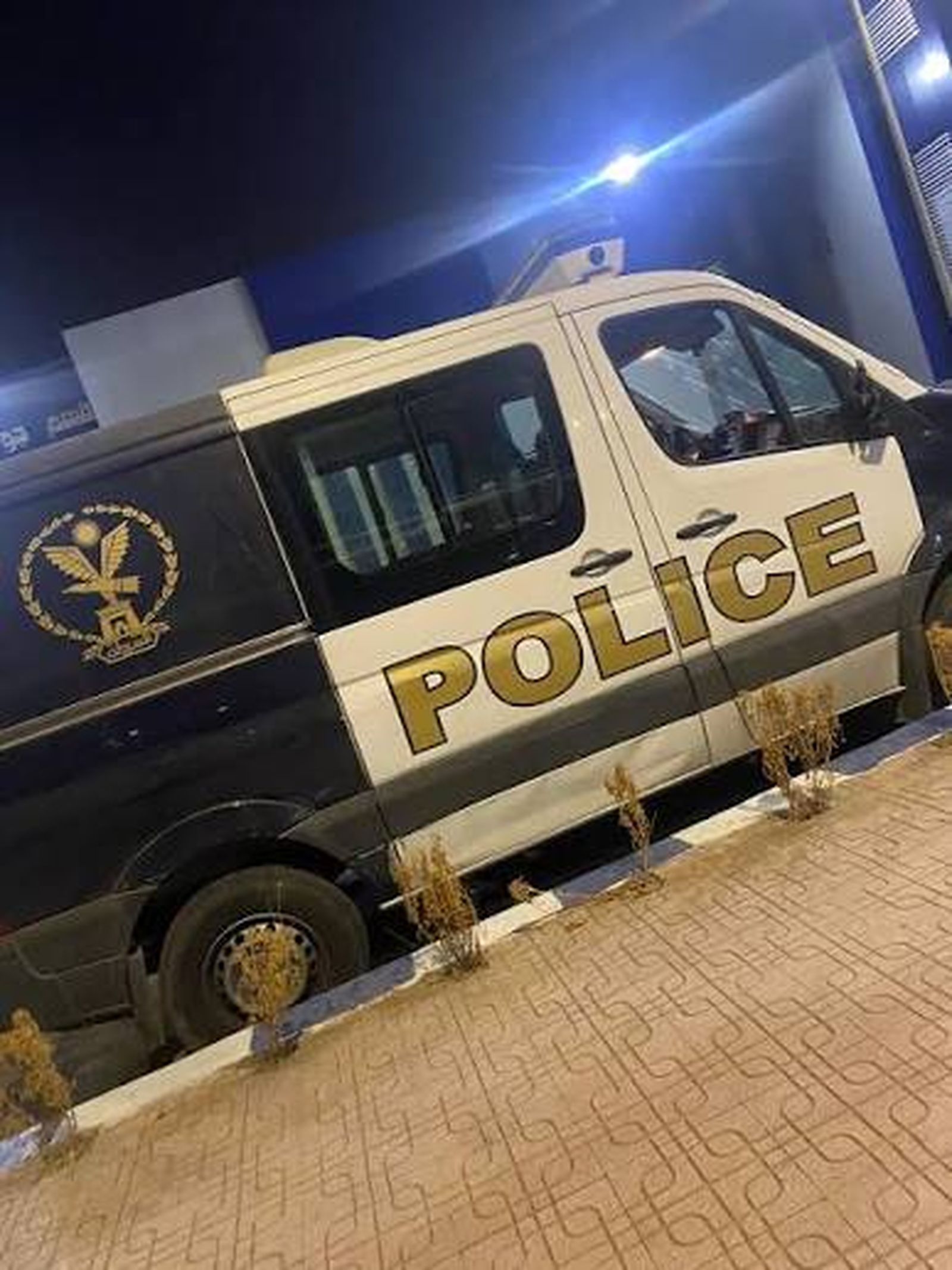 Coche de policia egipcia