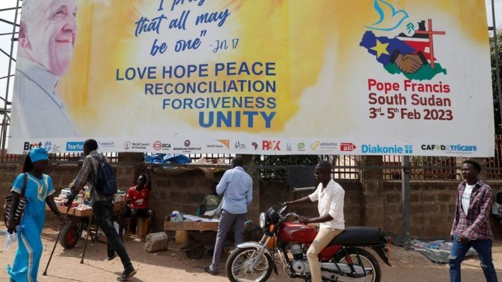 Visita de Francisco a Sudán del Sur