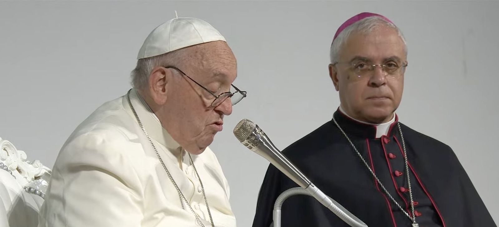 Francisco, durante su discurso en Trieste