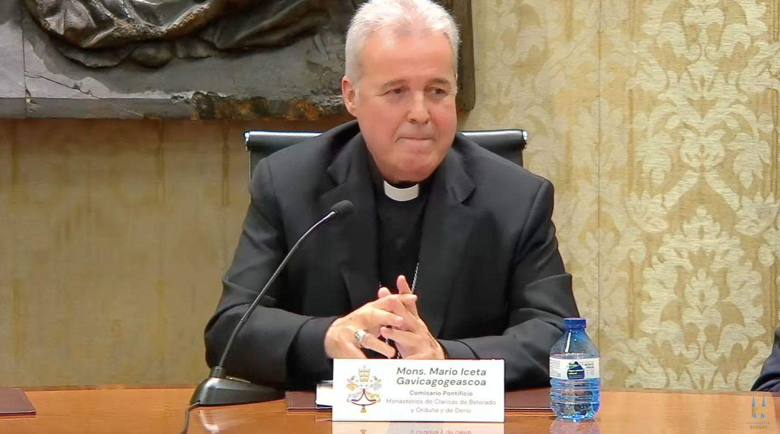 Iceta, durante su comparecencia