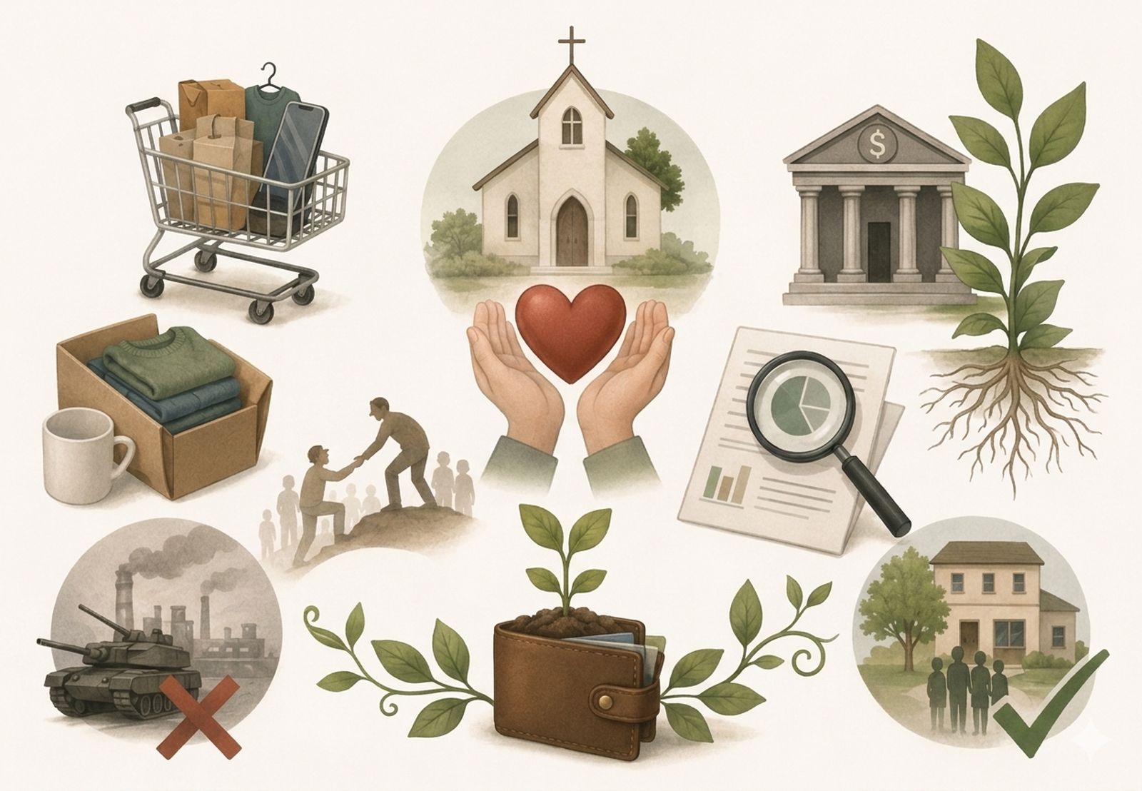 Economía, cristianos y Parroquias
