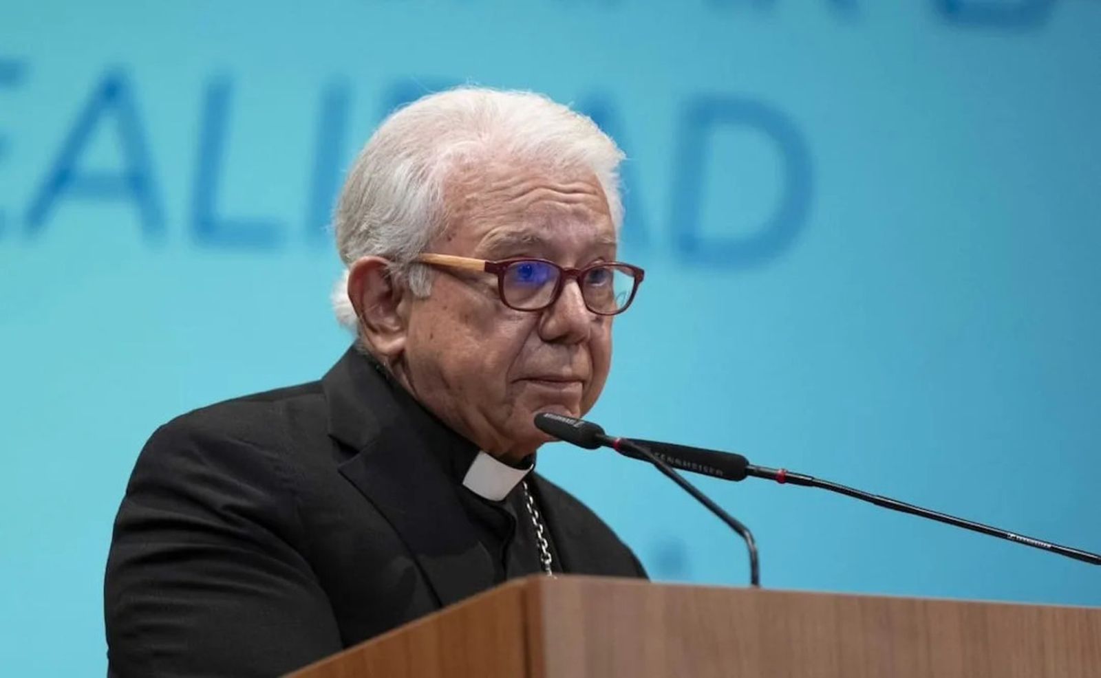 Monseñor Ramón Castro, presidente de la Conferencia del Episcopado mexicano