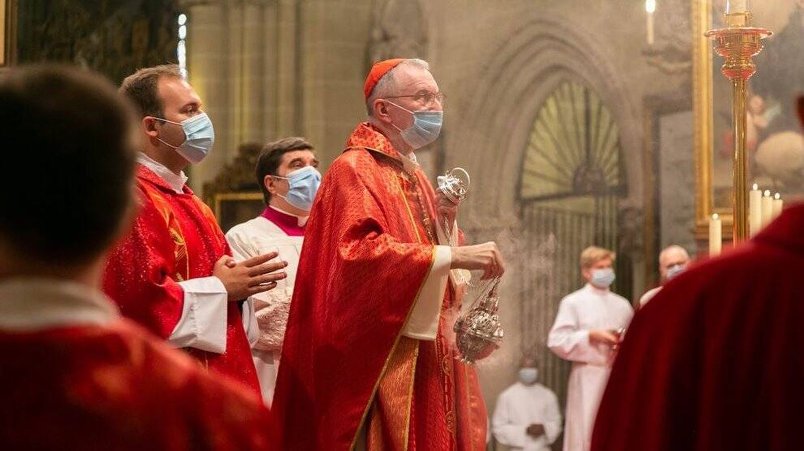 Parolin evita cualquier alusión a la política española durante su fugaz visita a Toledo