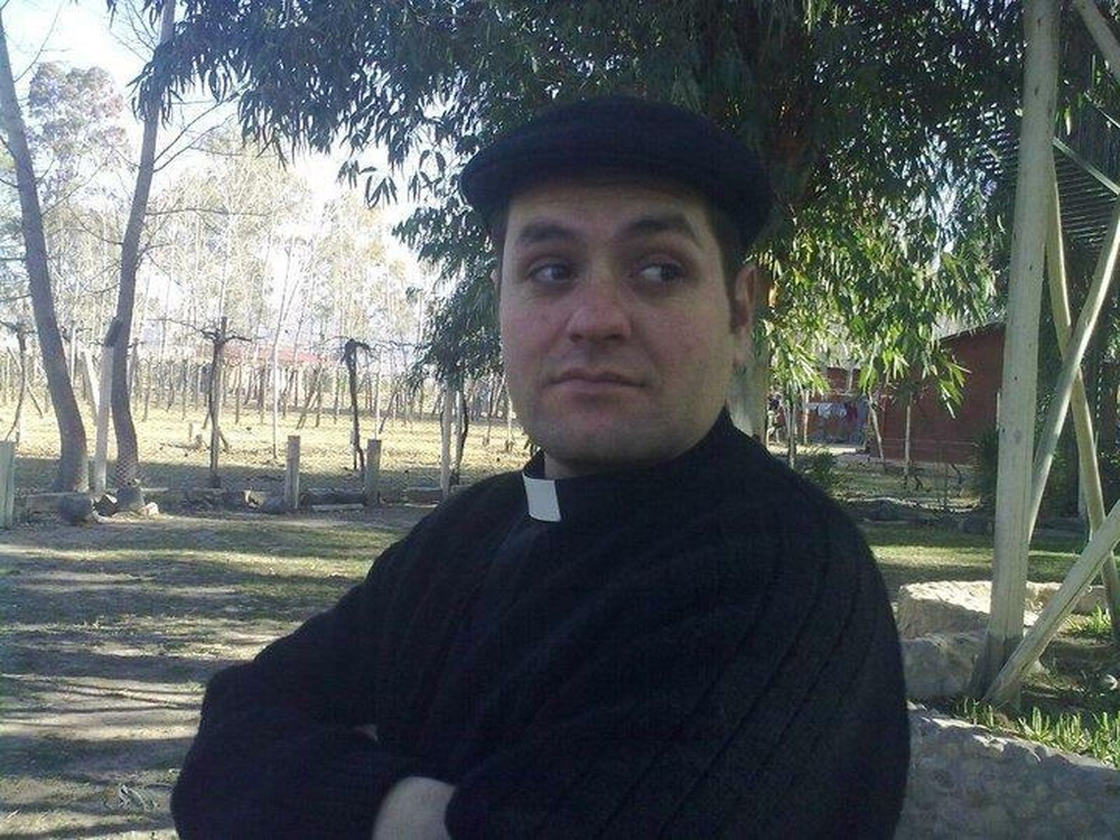 El joven sacerdote Nelson Cuello