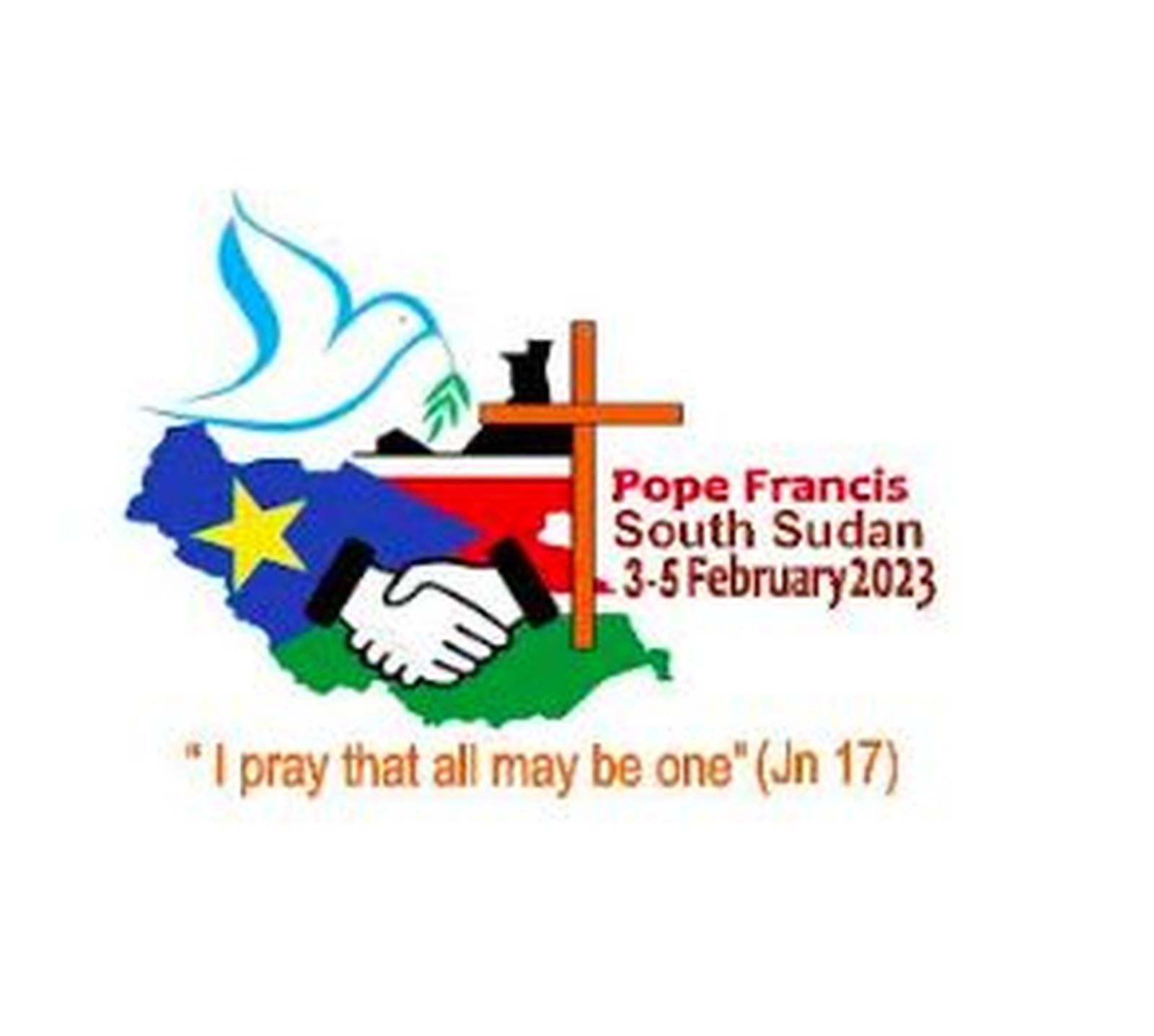 Logo y lema del viaje del Papa a Sudán del Sur