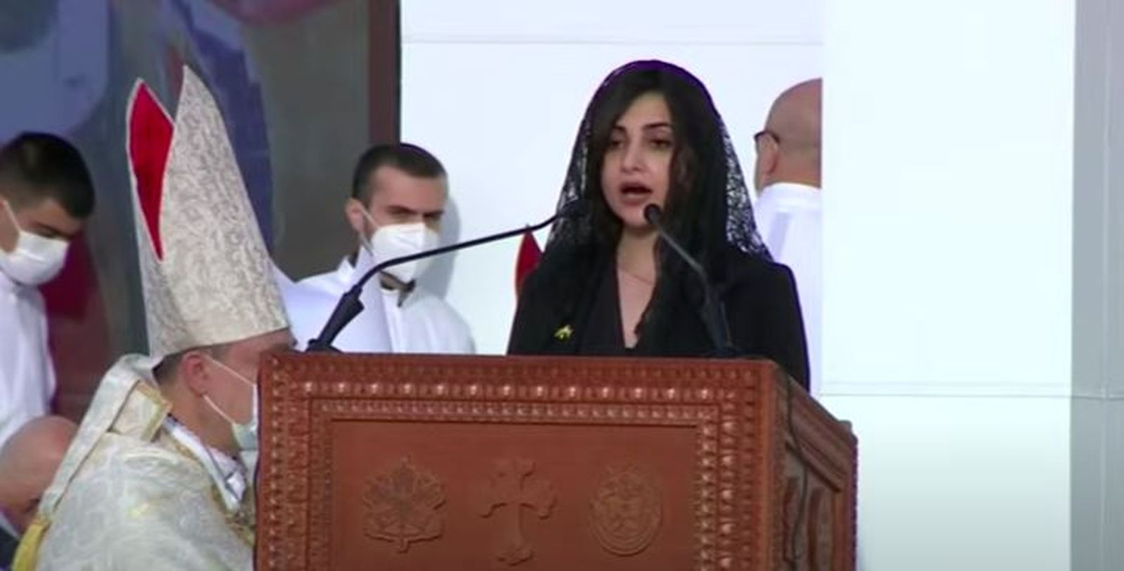 Una mujer leyó la segunda lectura