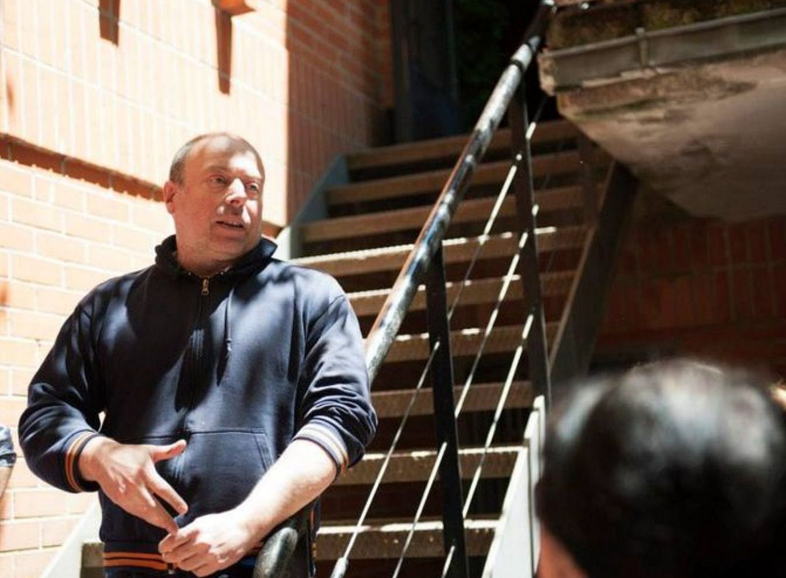 Antonio Rodríguez, director, en el albergue San Martín de Porres