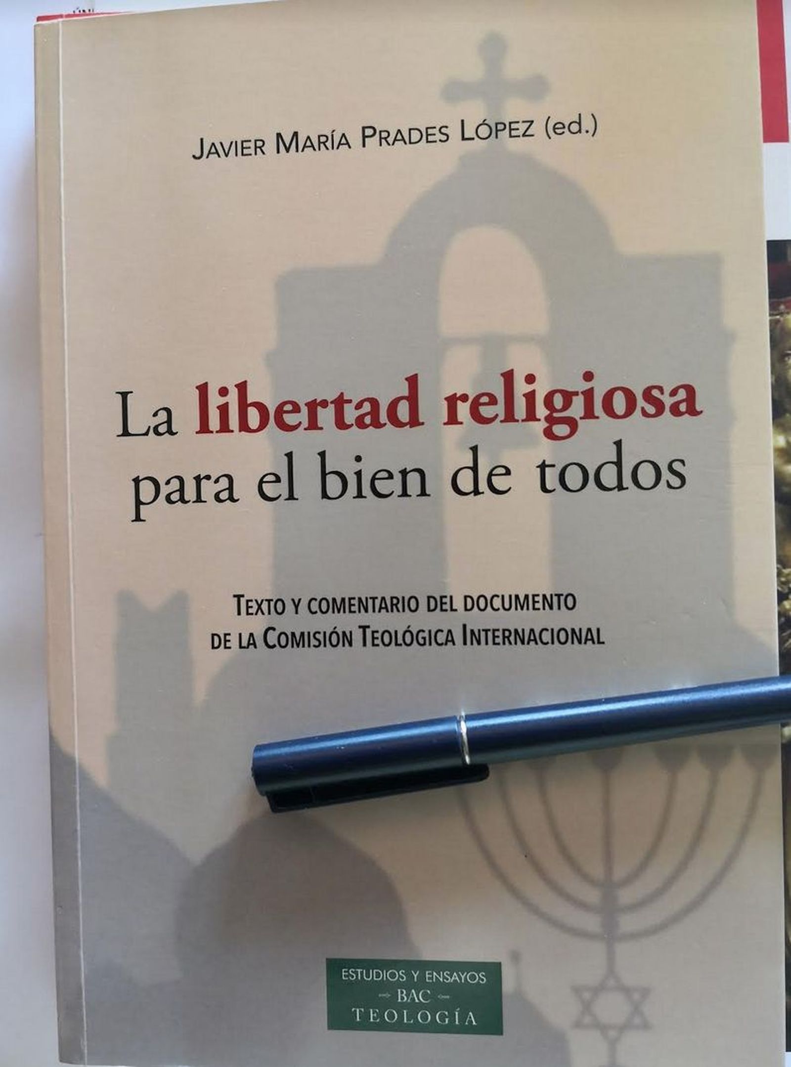 Libro sobre libertad religiosa