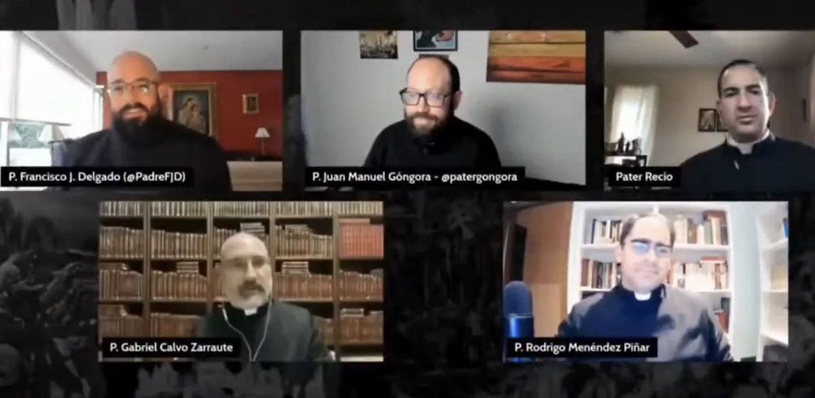 Algunos de los miembros de la 'fachosfera' clerical