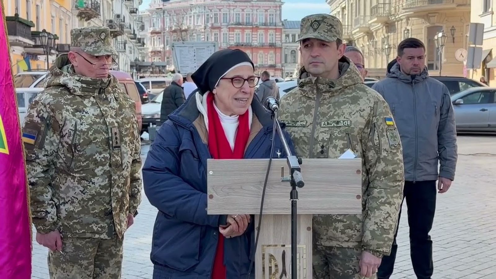 Sor Lucía, en Ucrania