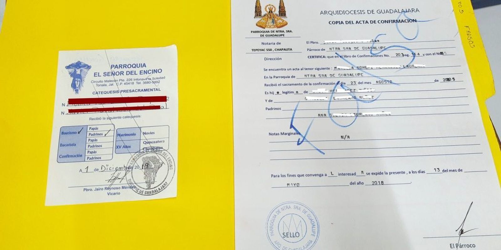 Arquidiócesis de Guadalajara denuncia proliferación de documentos falsos