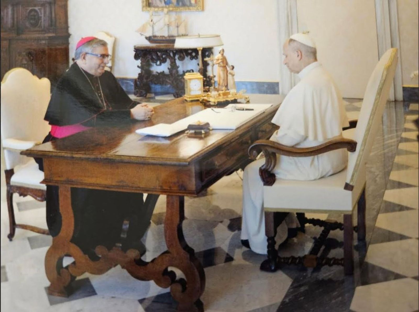 León XIV y José Rodríguez Carballo