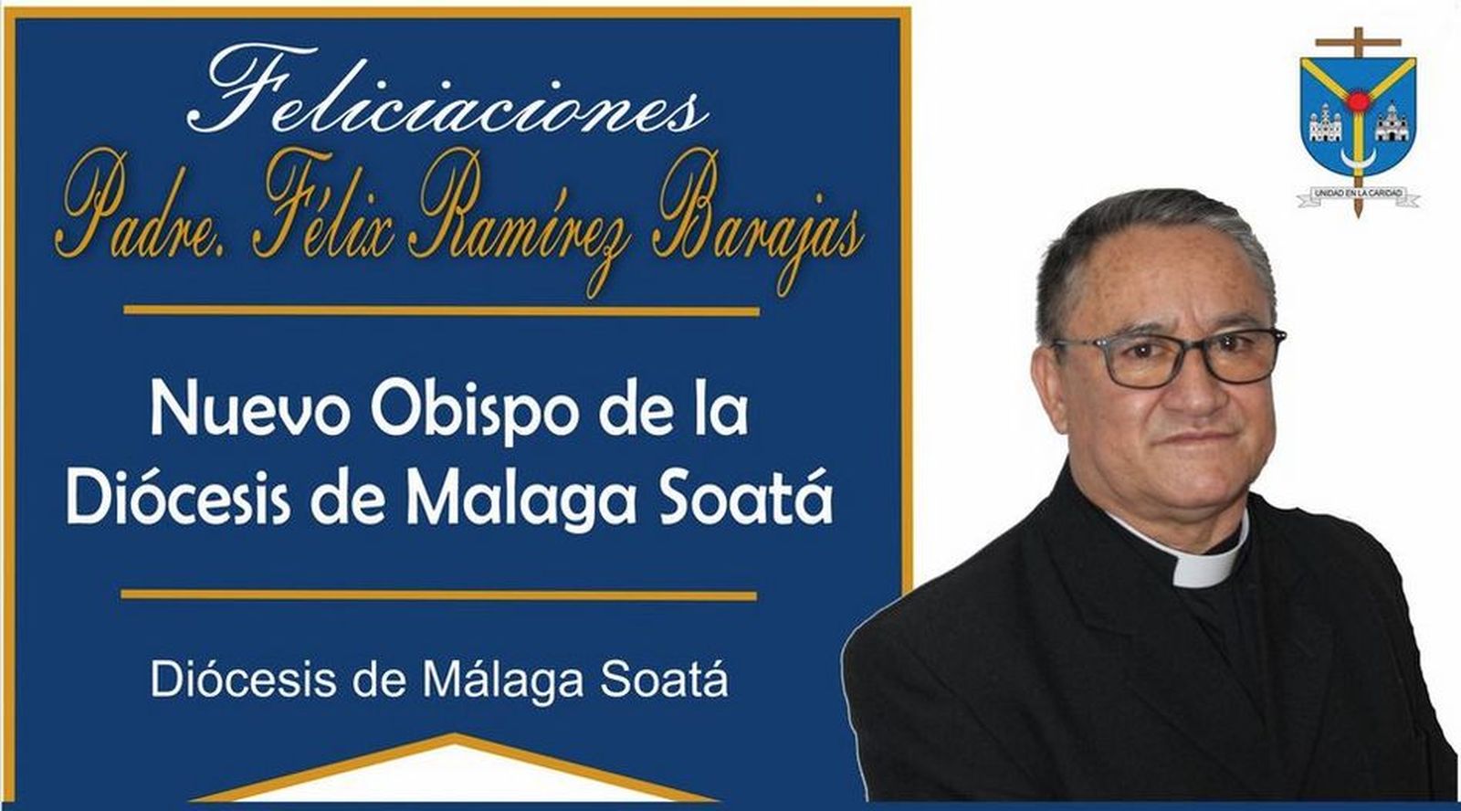 Nuevo obispo de Málaga-Soatá