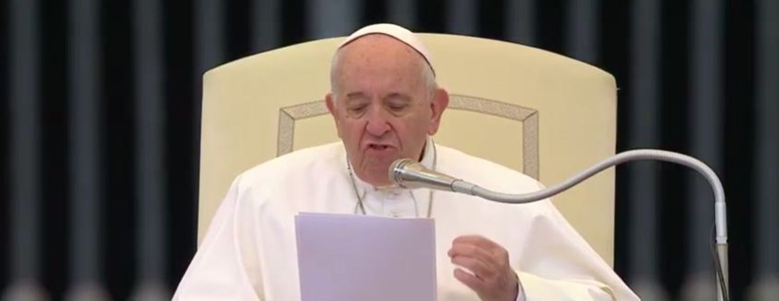 Discurso de Francisco en la audiencia