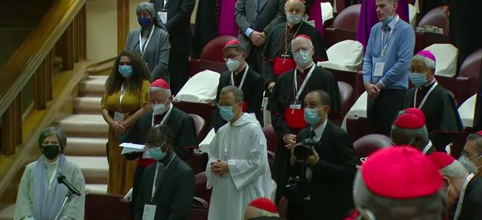 Cristina Inogés, a la izquierda