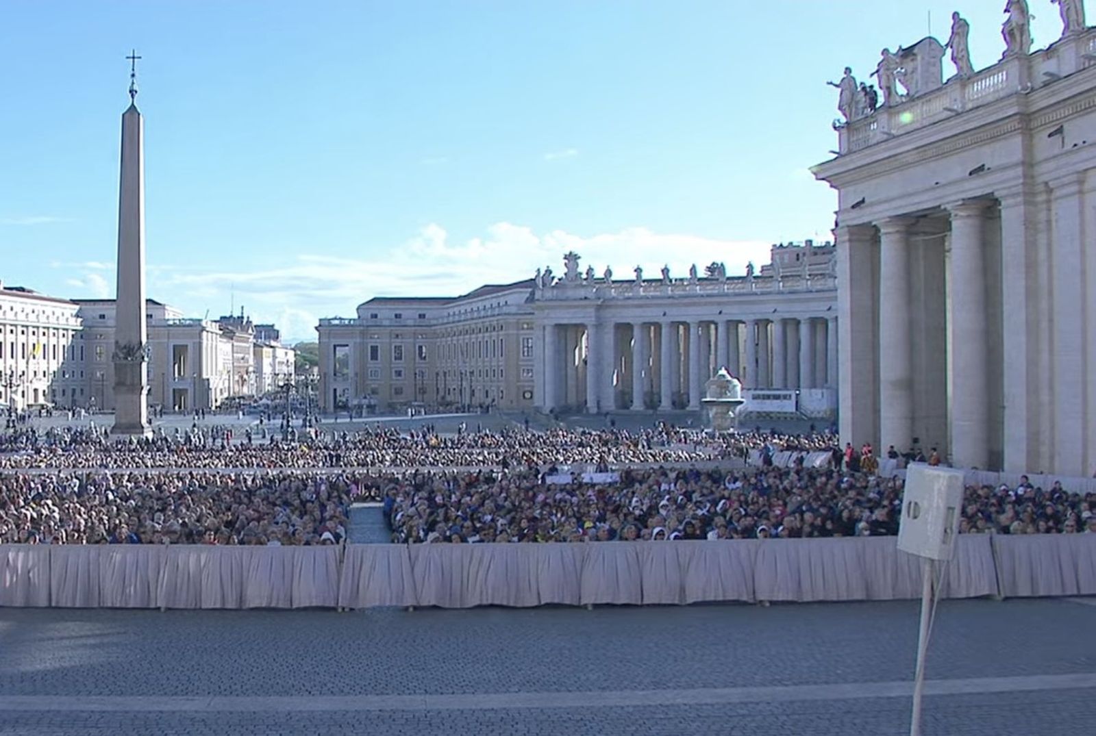 Vista de la plaza de San Pedro