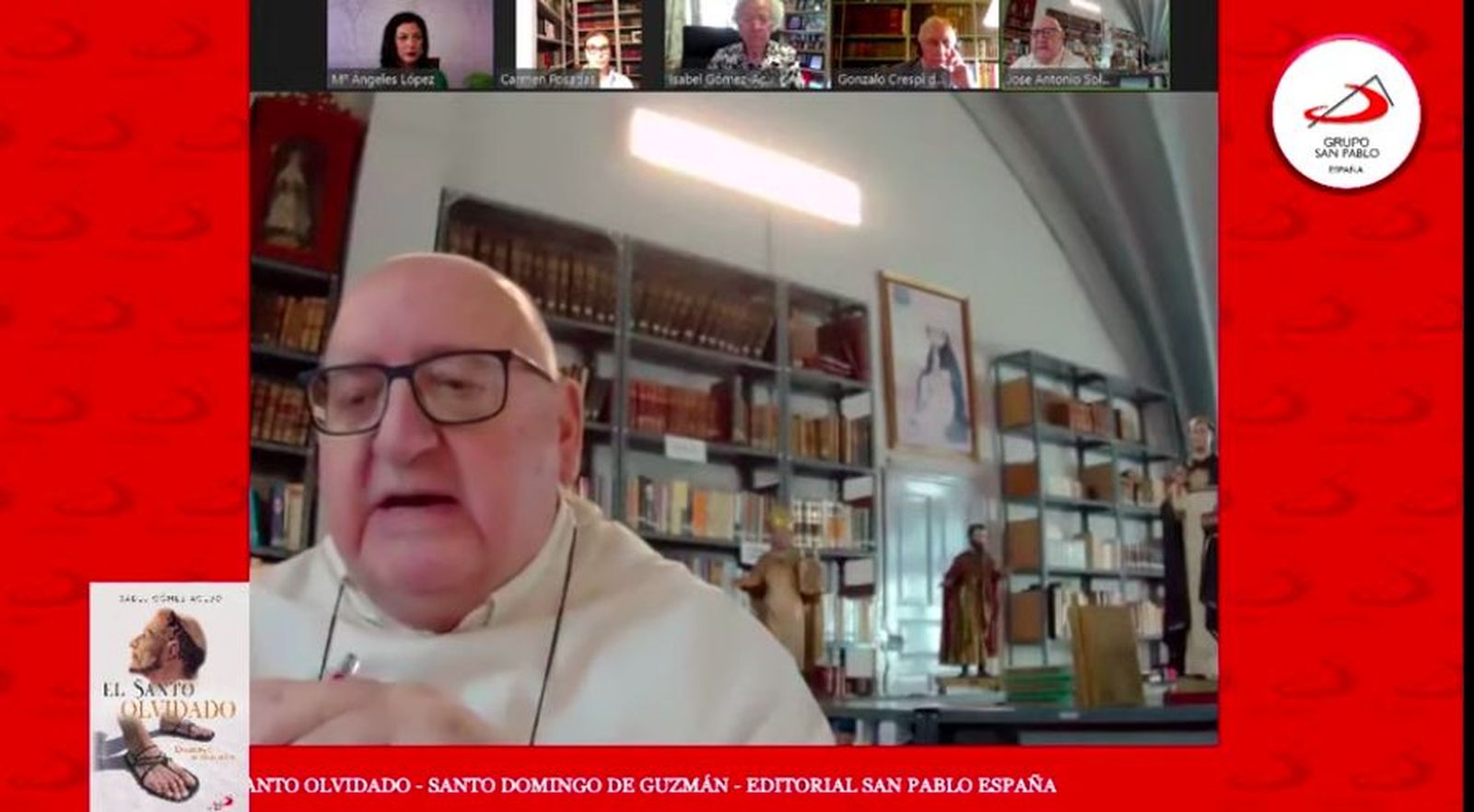 Solórzano, durante la presentación de la novela de Isabel Gómez Acebo