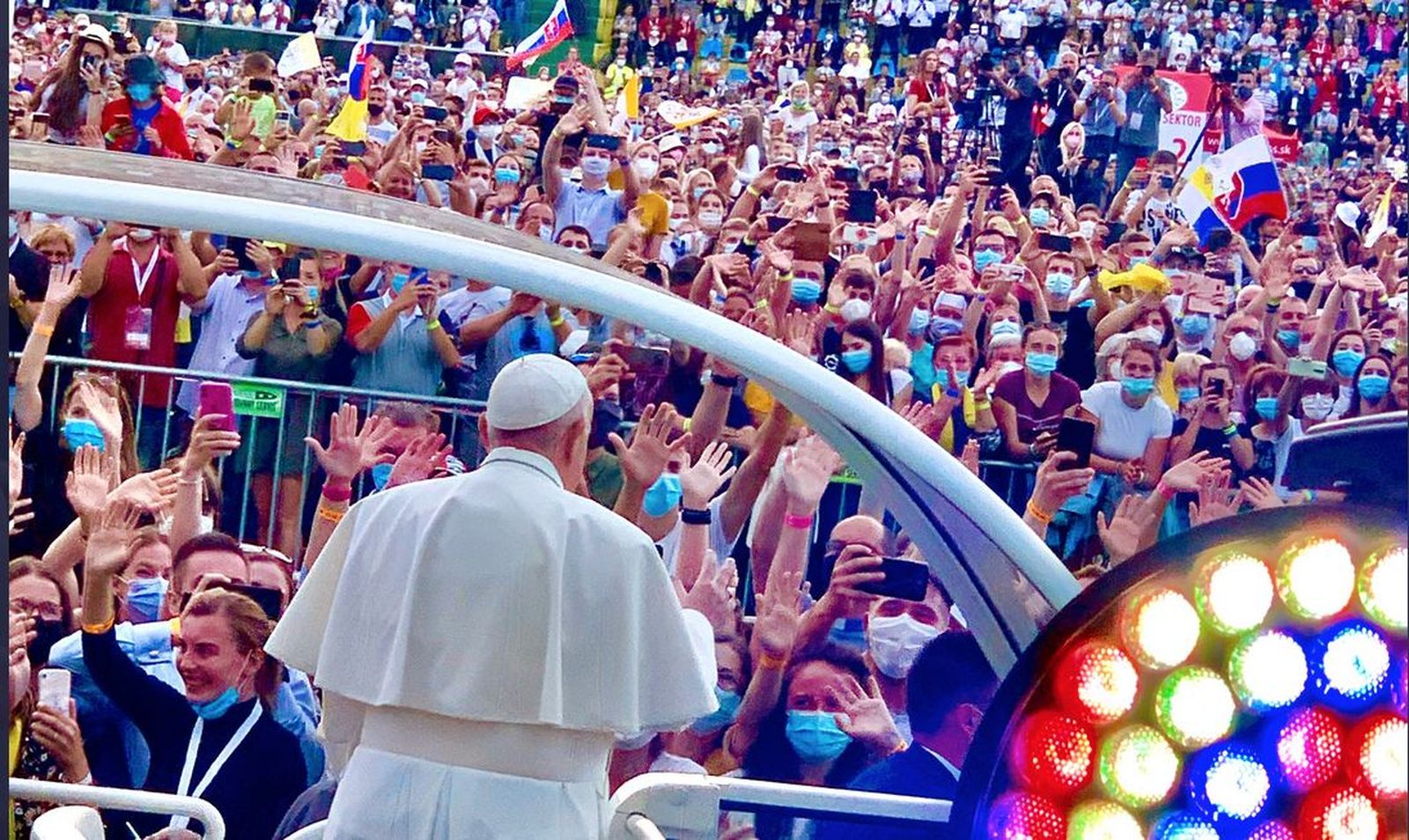 El Papa, con los jóvenes de Eslovaquia