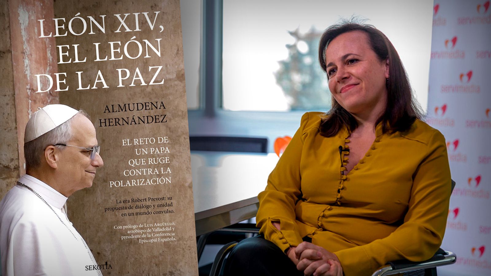 Almudena Hernández presenta su libro sobre el Papa