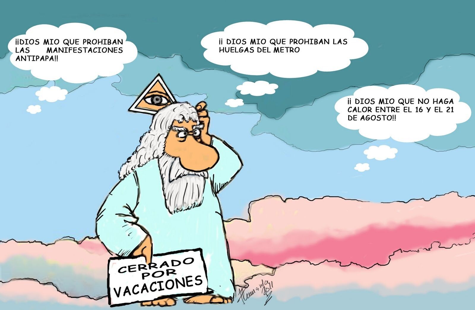 Dios se va de vacaciones