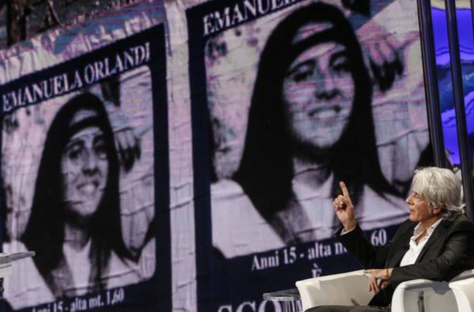 Pietro Orlandi y su hermana
