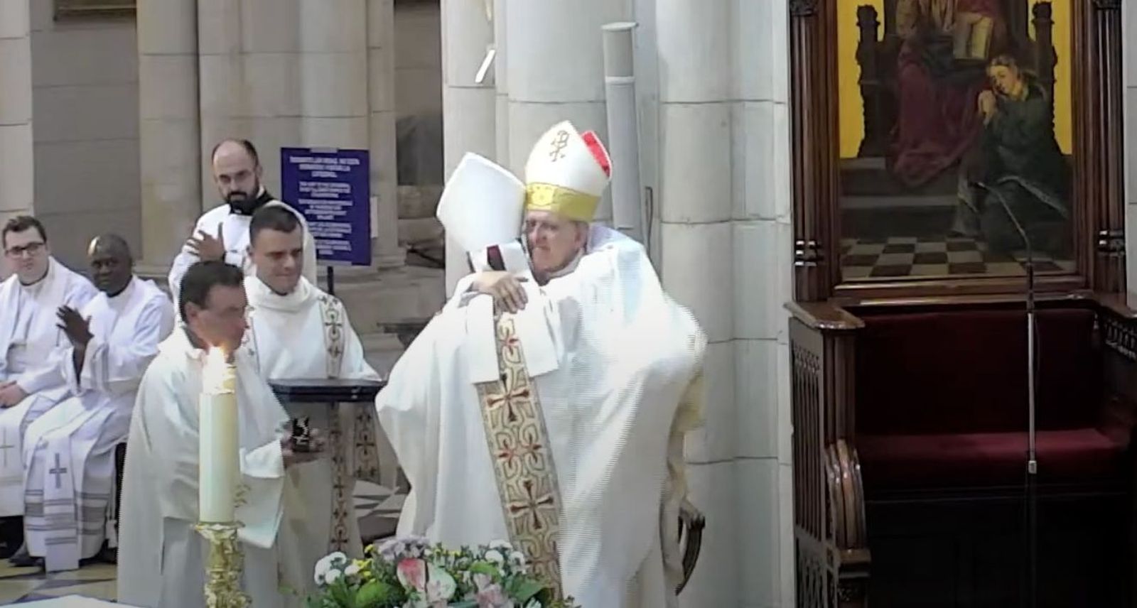 Osoro abraza a Vidal