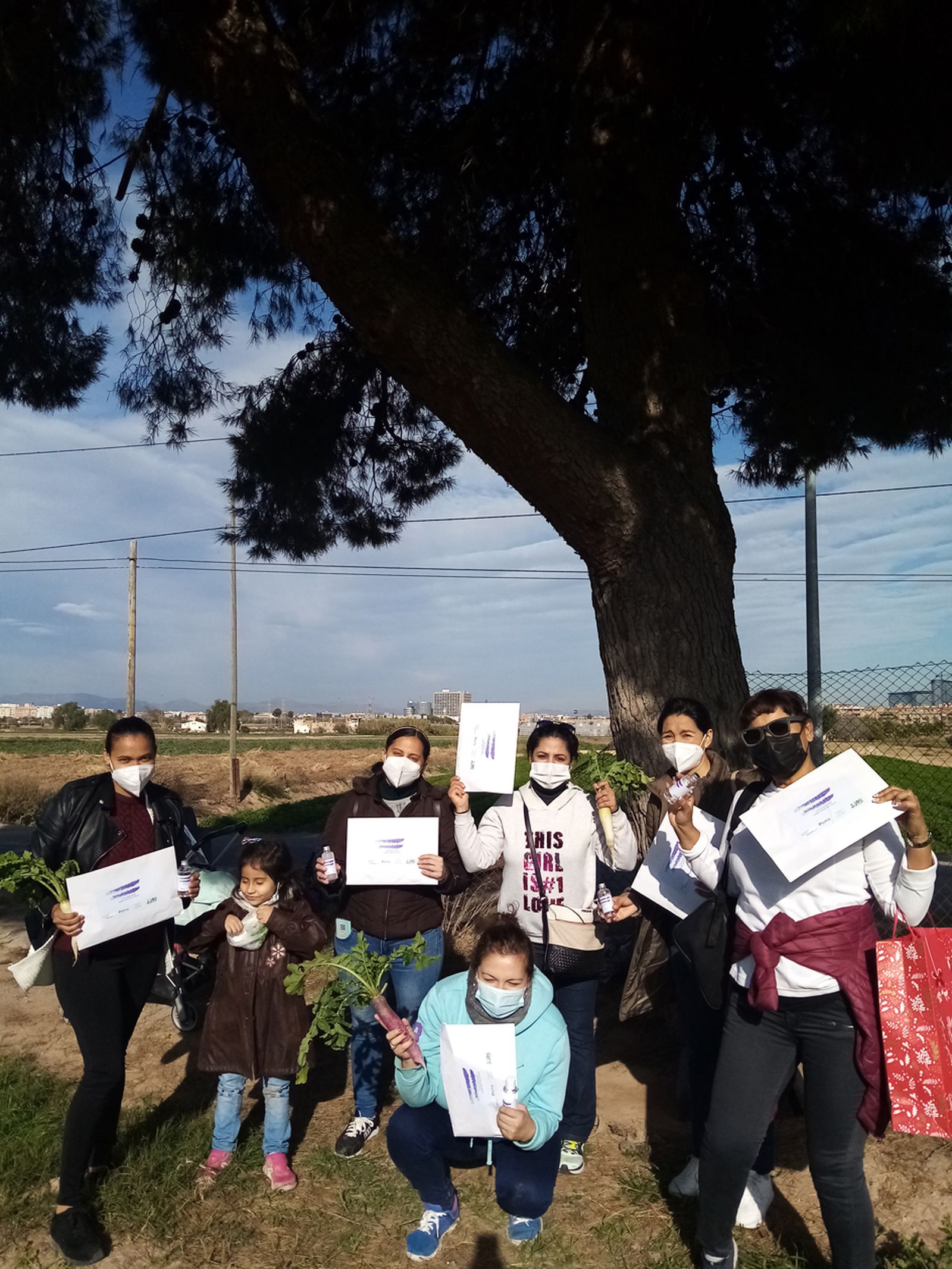 Mujeres participantes en los programas del Área Mujer del Servicio Jesuita a Migrantes de Valencia